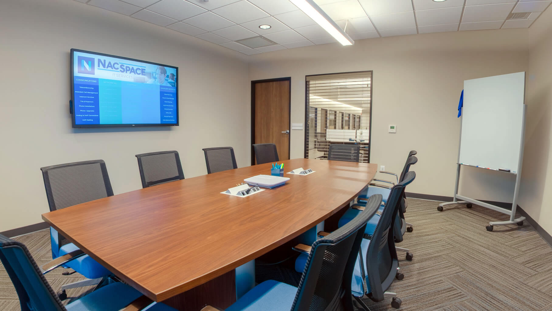 Conference room for attorneys and clients of ADR mediation or arbitration, main office in Nacogdoches, TX in deep east Texas.